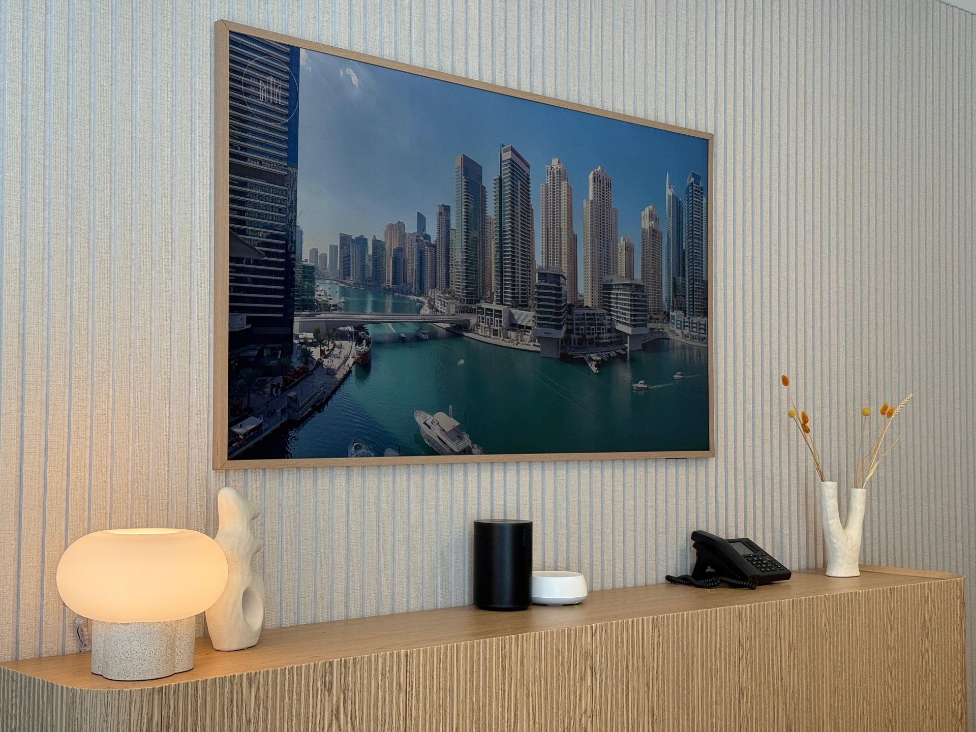 Dubai Marina kunstwerk in kantoor
